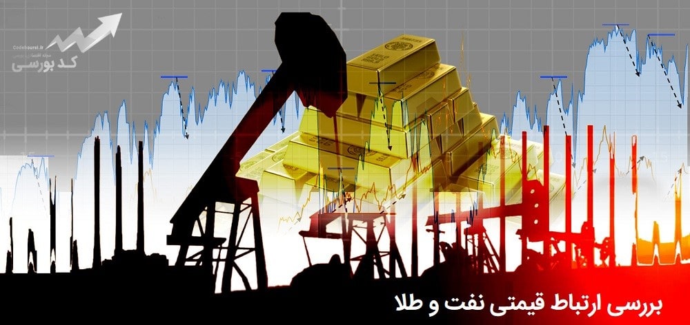 رابطه ی قیمت نفت و طلا